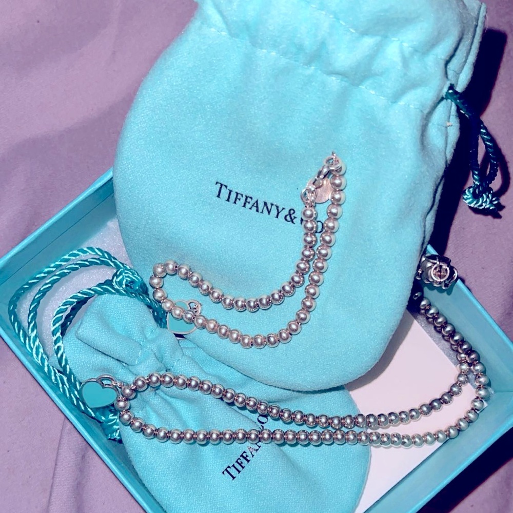Tiffany & Co necklace and bracelet set